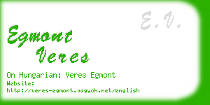 egmont veres business card